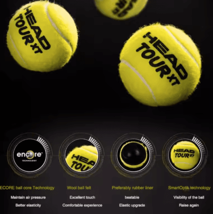 HEAD TOUR XT Tennis Balls - 3 Cans - Image 6