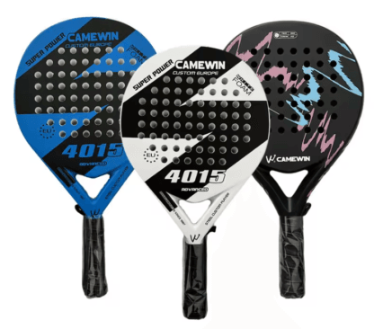 White Camewin ProFlex Carbon Padel Racket - Image 3