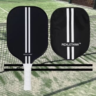PICKLETHINK Black Pickleball Paddle with Cover