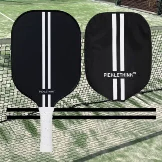PICKLETHINK Black Pickleball Paddle with Cover