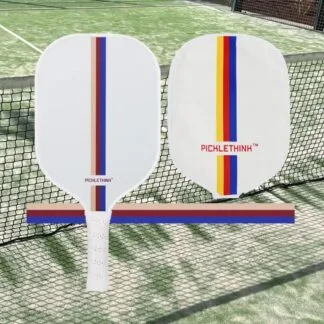 PICKLETHINK White Pickleball Paddle with Cover