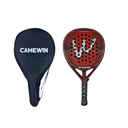 Camewin Carbon Fiber Red Paddle Racket - Image 2