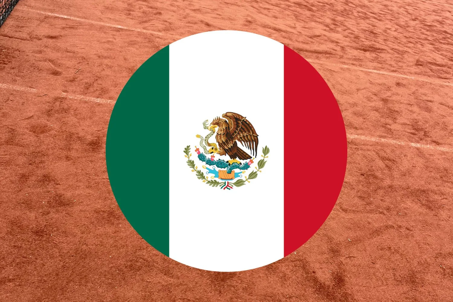 A picture of mexican flag helping to explain how padel in mexico is growing.
