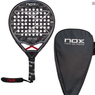 NOX AT10 18K Padel Racket - Black Colour