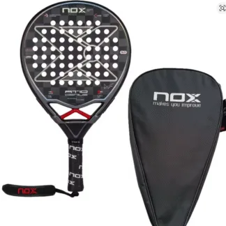 NOX AT10 18K Padel Racket - Black Colour